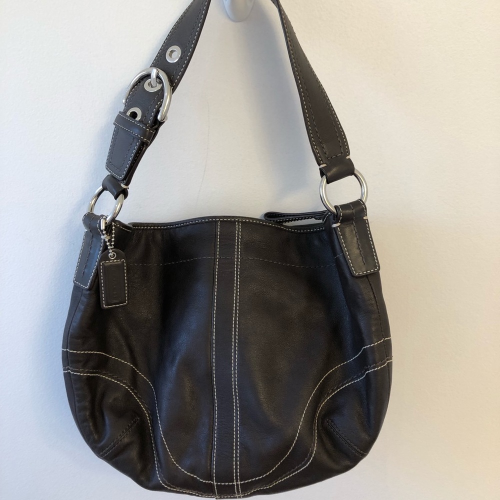 🔥🔥Coach Dark Brown Leather Shoulderbag🔥🔥